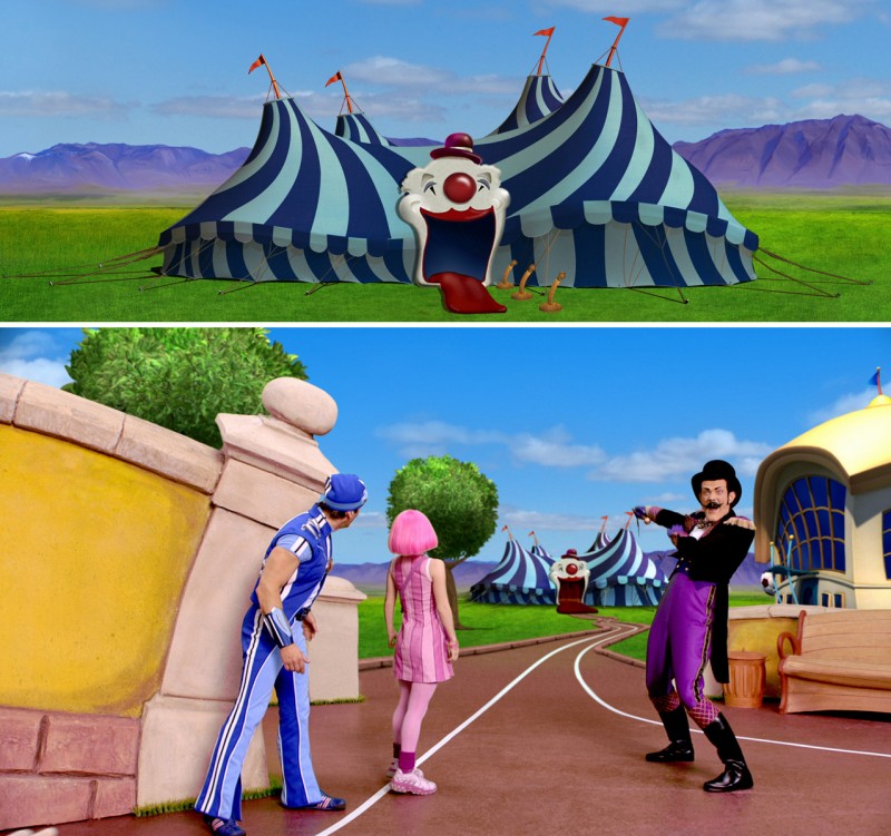 Circus comes to Lazy Town