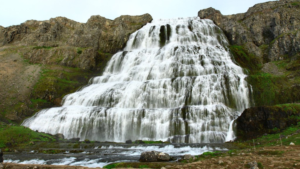 Iceland, Dynjandi, waterfall, Westfjords; 